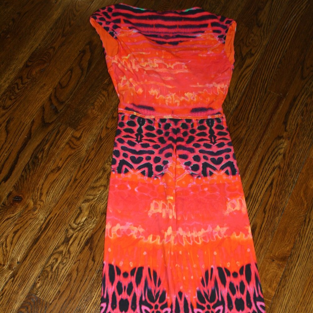 Roberto Cavalli - Printed Sleeveless Dress , Small, IT 40 - Picture 4 of 7